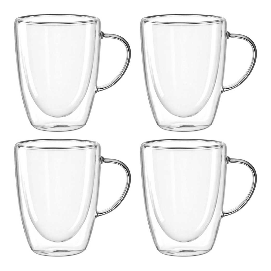 Doppelwandtasse DUO 300 ml 4er-Set