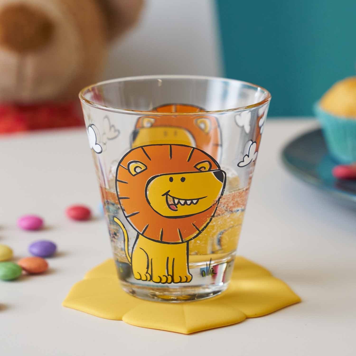 Trinkglas BAMBINI 215 ml Löwe 6er-Set