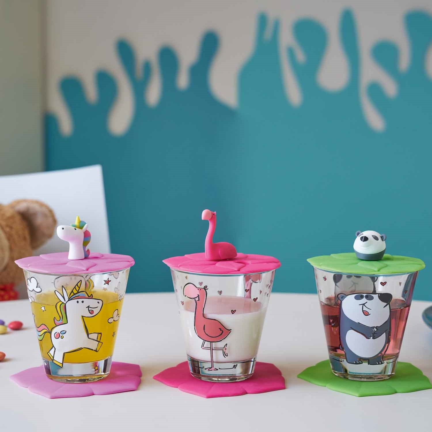 Kinderbecher BAMBINI 215 ml Einhorn 6er-Set