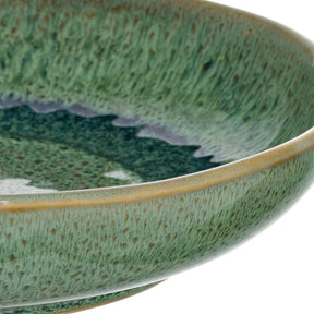 Keramikteller MATERA 21 cm grün tief 6er-Set