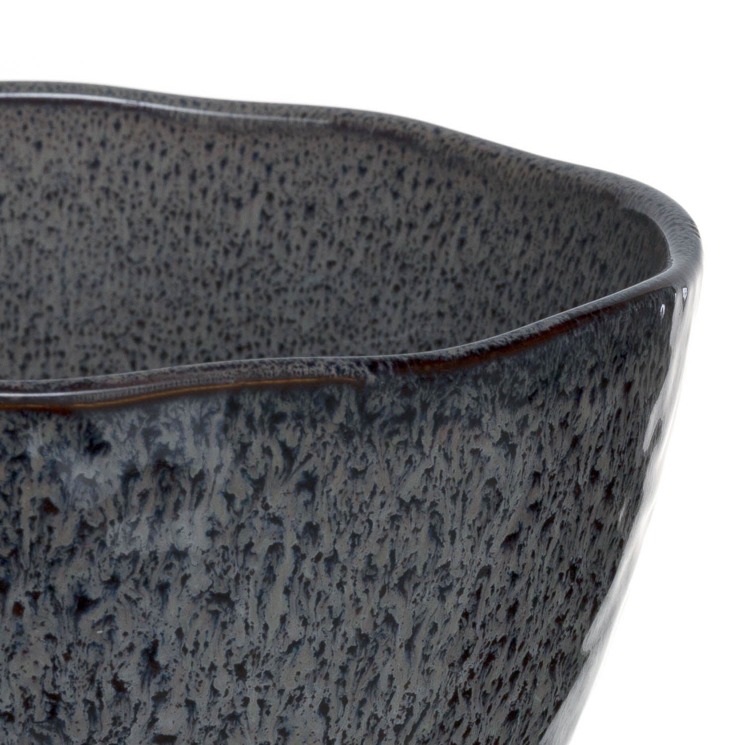 Keramikschale MATERA 15 cm anthrazit 6er-Set