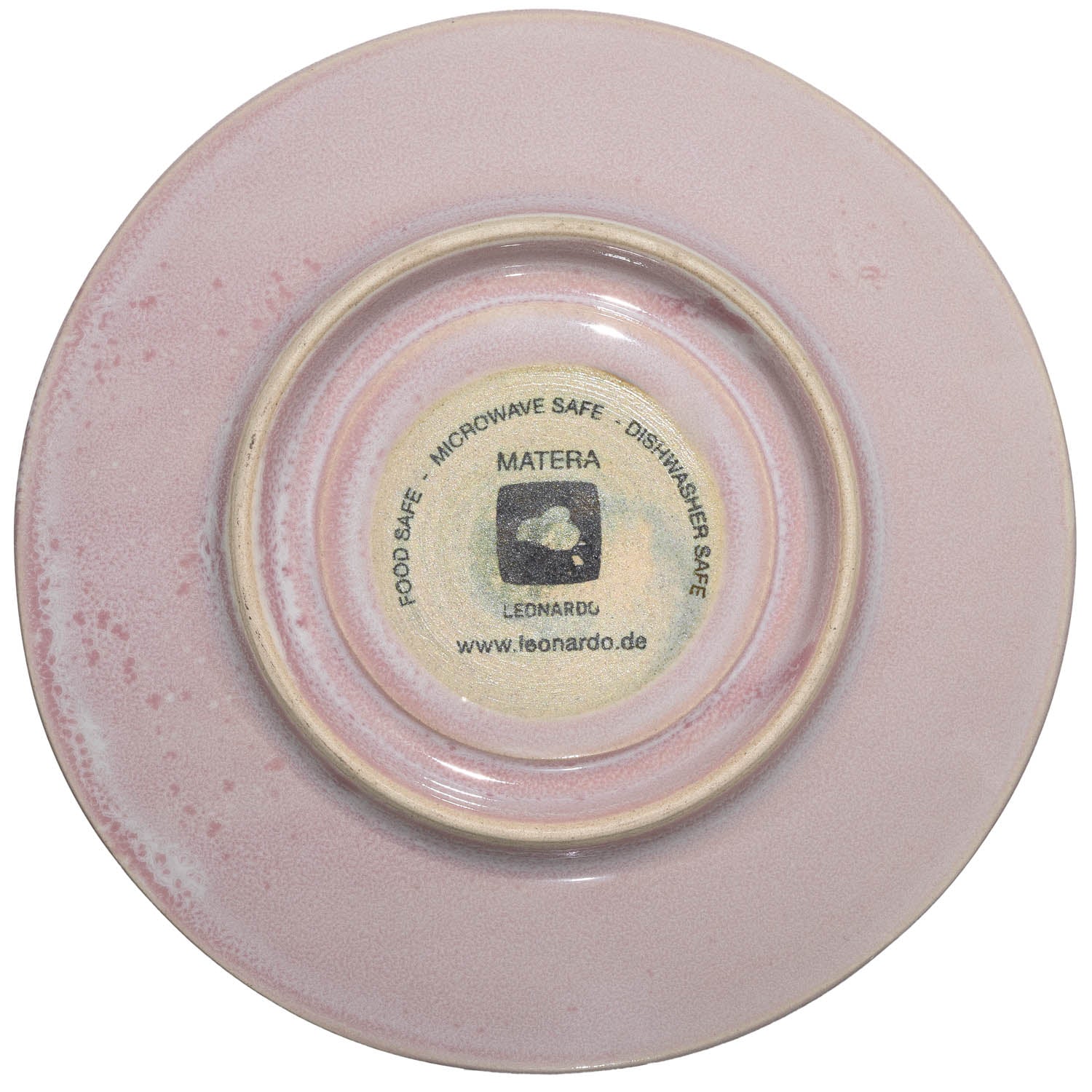 Keramikuntertasse MATERA 11 cm rosé 4er-Set