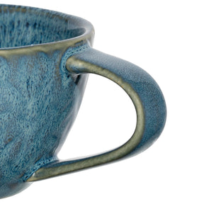 Keramiktasse MATERA 290 ml blau 4er-Set
