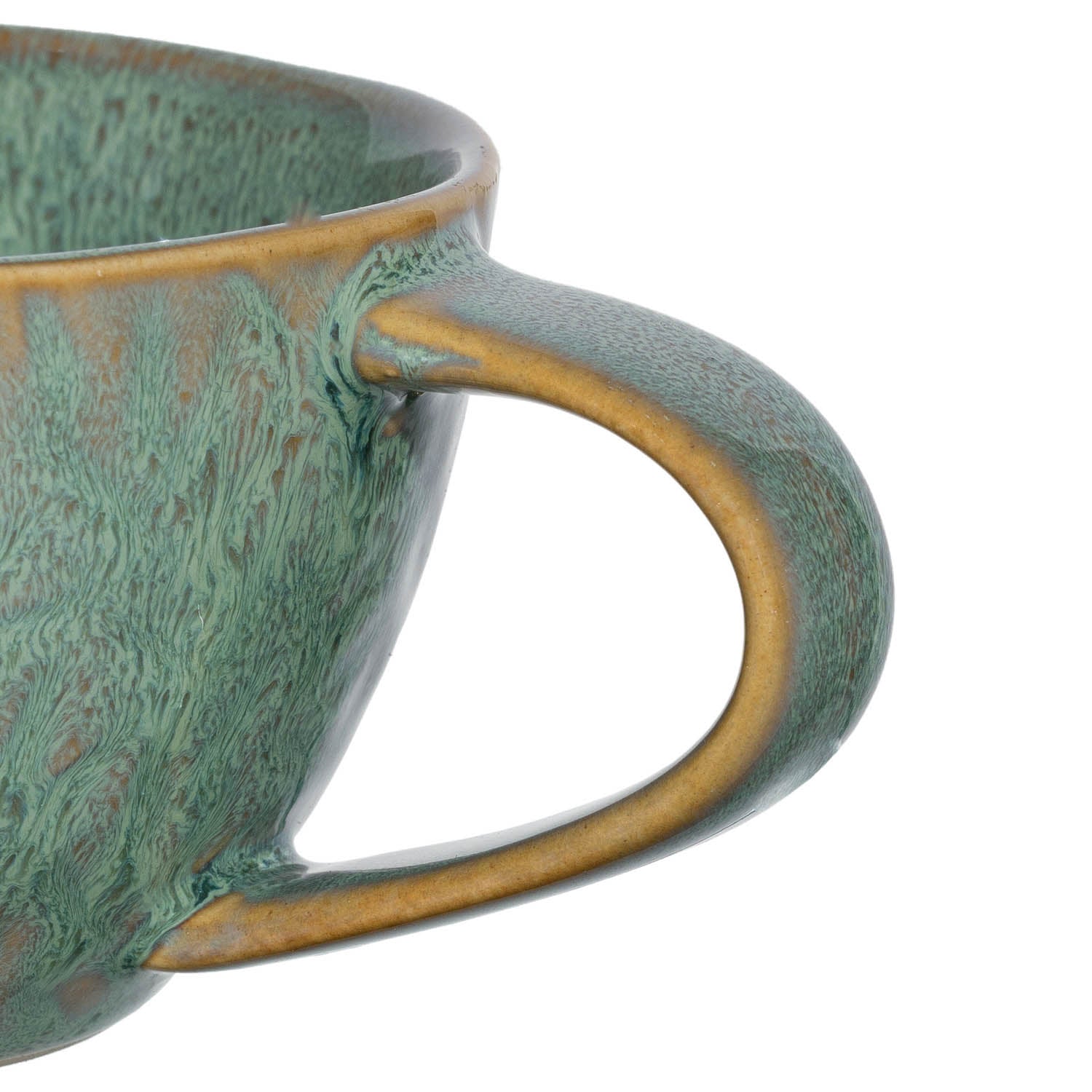 Keramiktasse MATERA 290 ml grün 4er-Set