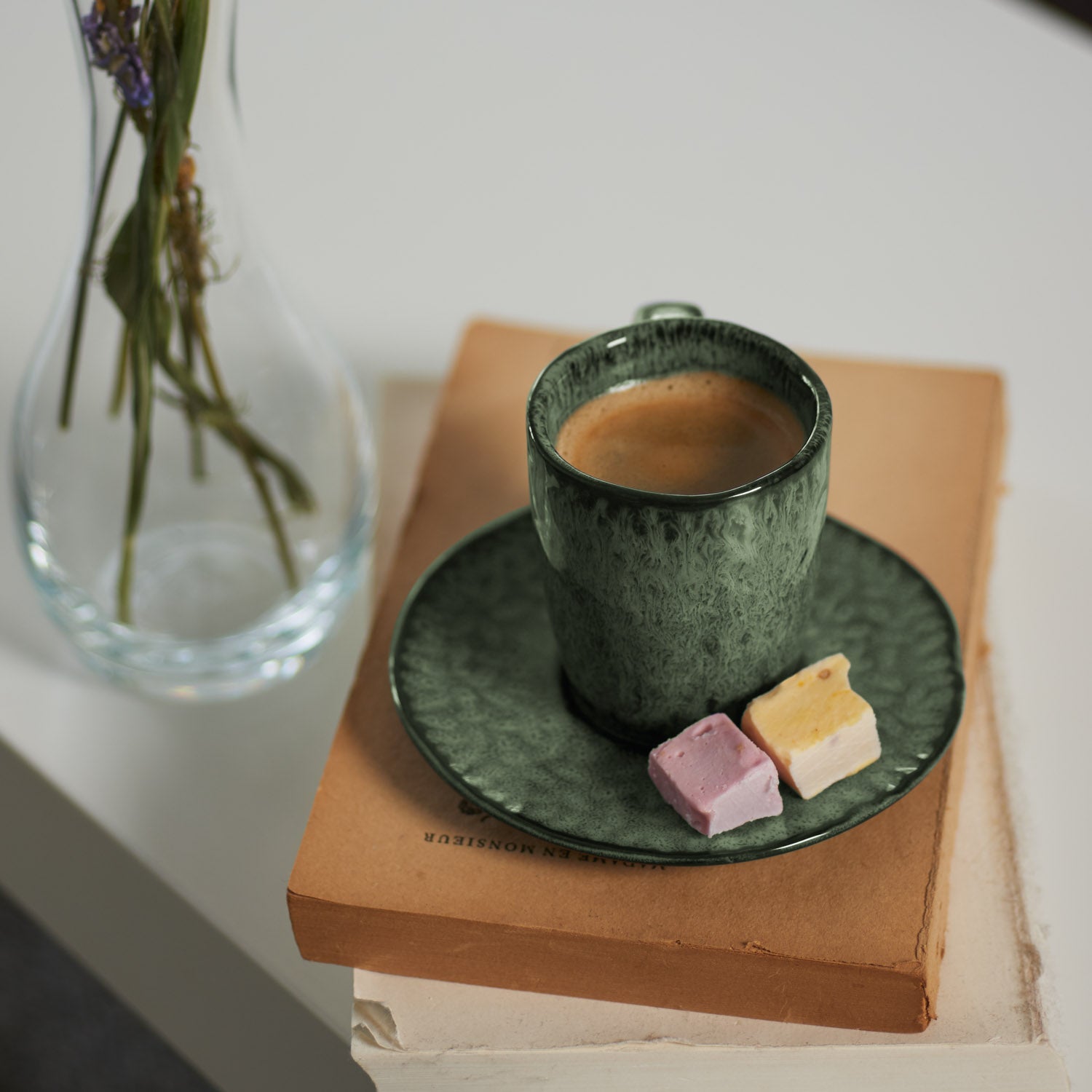 Espressotasse MATERA 90 ml grün 4er-Set