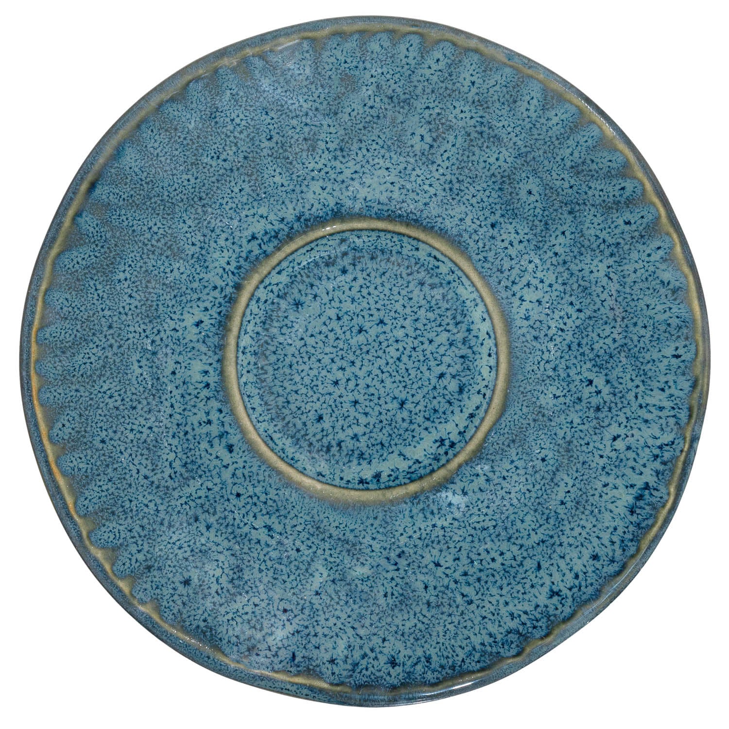 Keramikuntertasse MATERA 11 cm blau 4er-Set