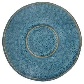 Keramikuntertasse MATERA 11 cm blau 4er-Set