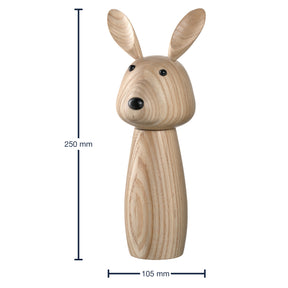 Gewürzmühle Holz CUCINA braun Hase