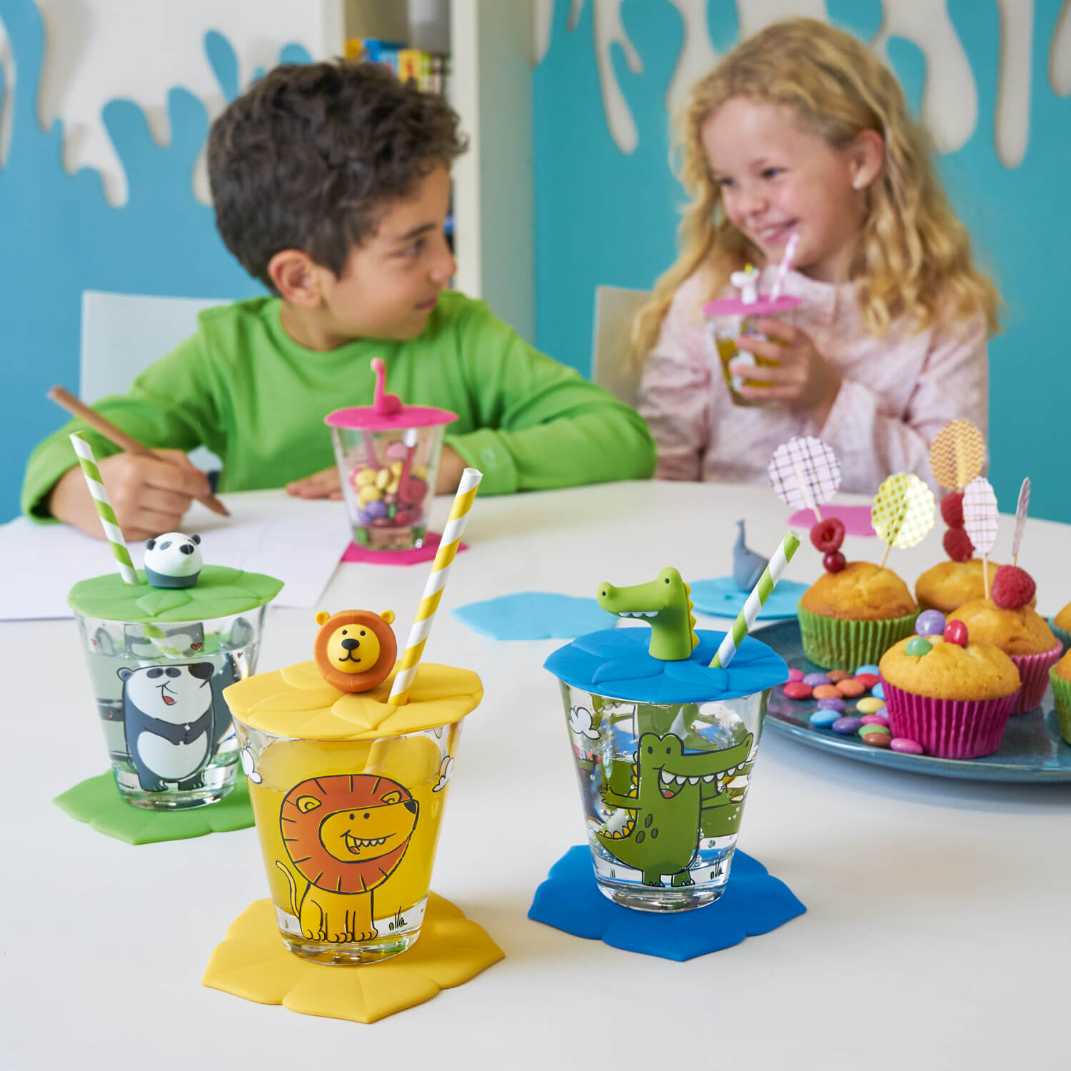 Deckel BAMBINI 9 cm gelb Löwe