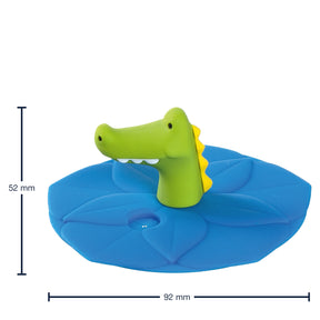 Deckel BAMBINI 9 cm blau Krokodil