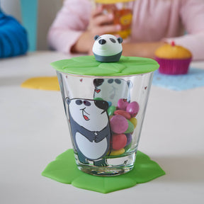 Deckel BAMBINI 9 cm grün Panda