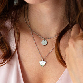 Halskette COLETTA 42 cm silber mit persönlicher Gravur