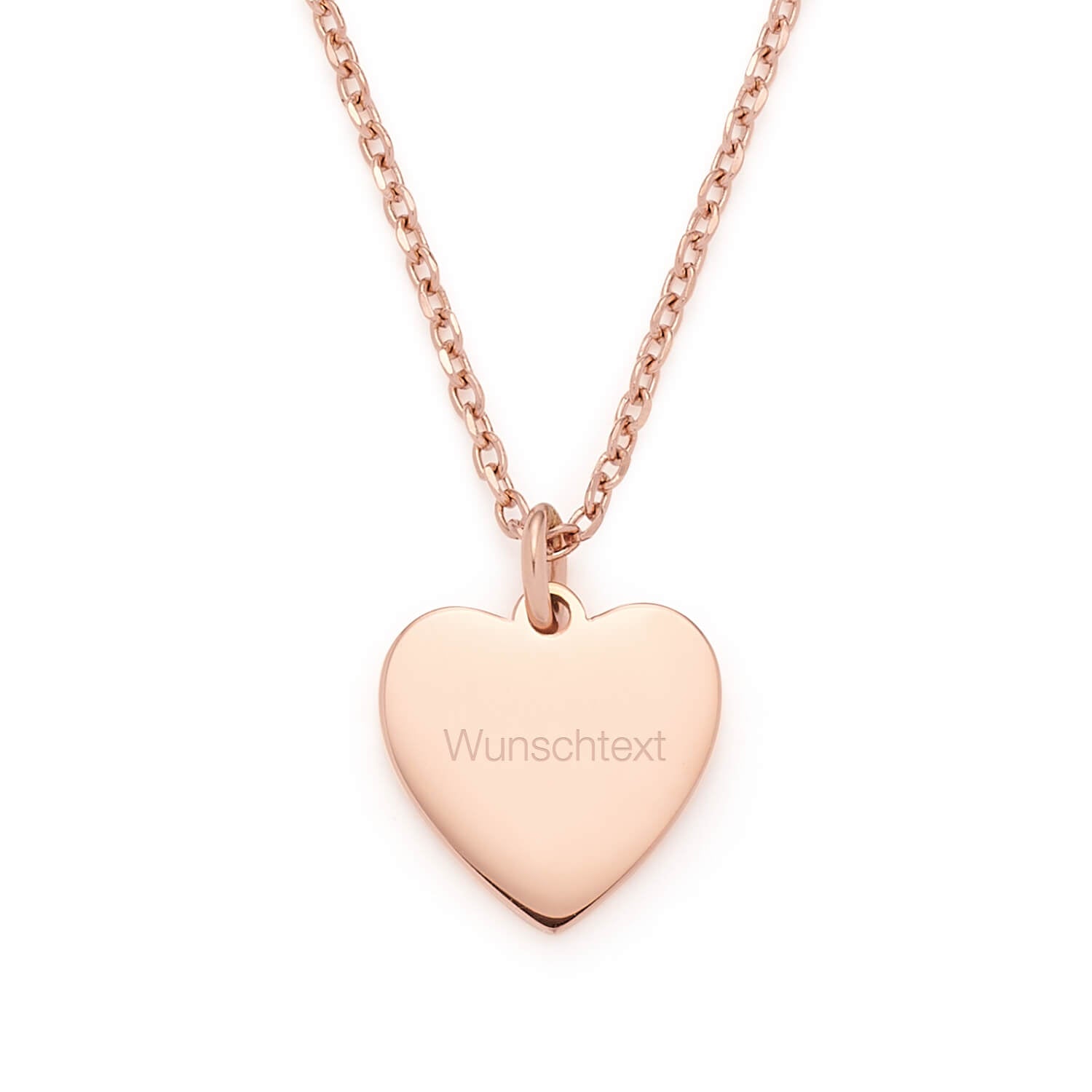 Halskette COLETTA 42 cm rose gold mit persönlicher Gravur