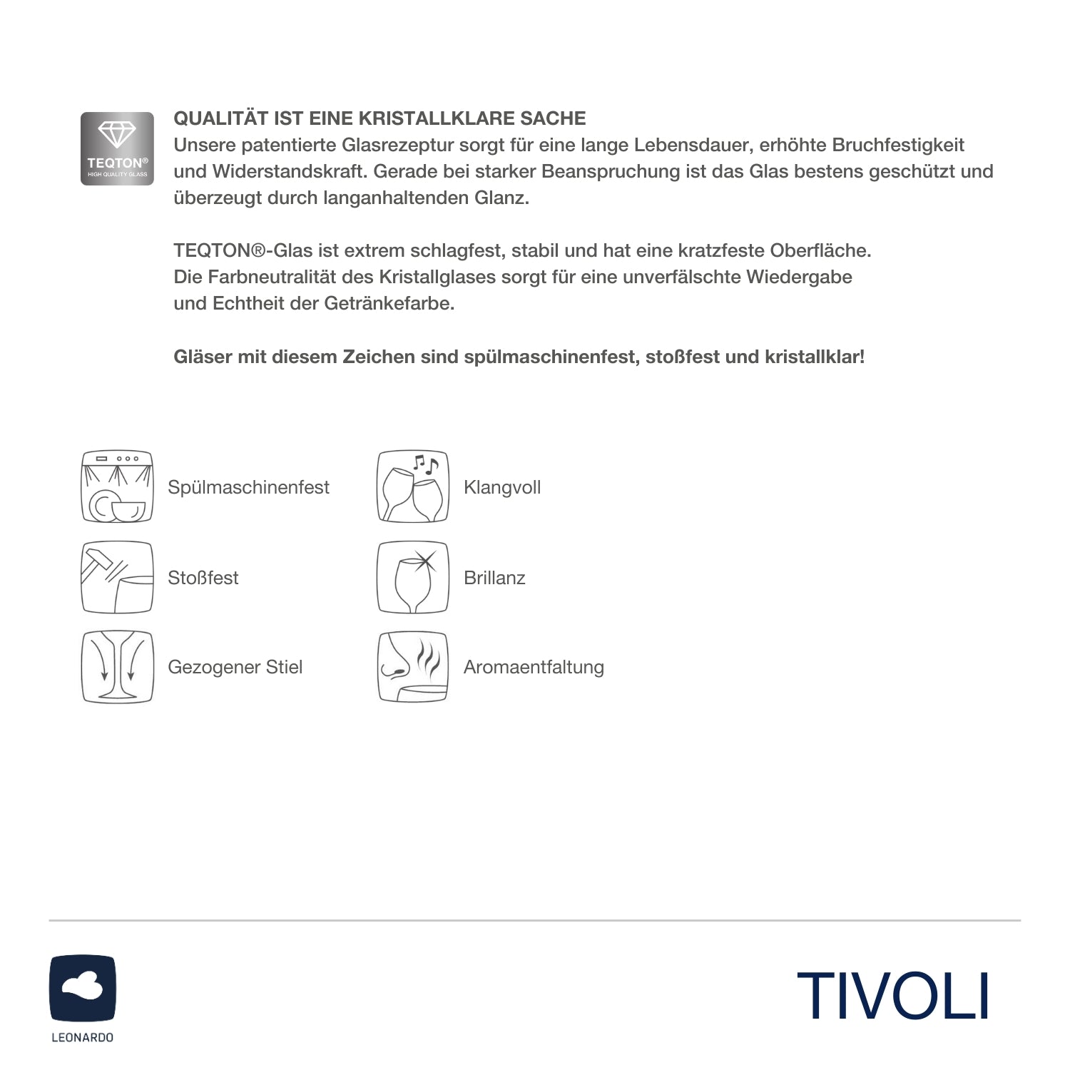 Rotweinglas TIVOLI 700 ml 6er-Set
