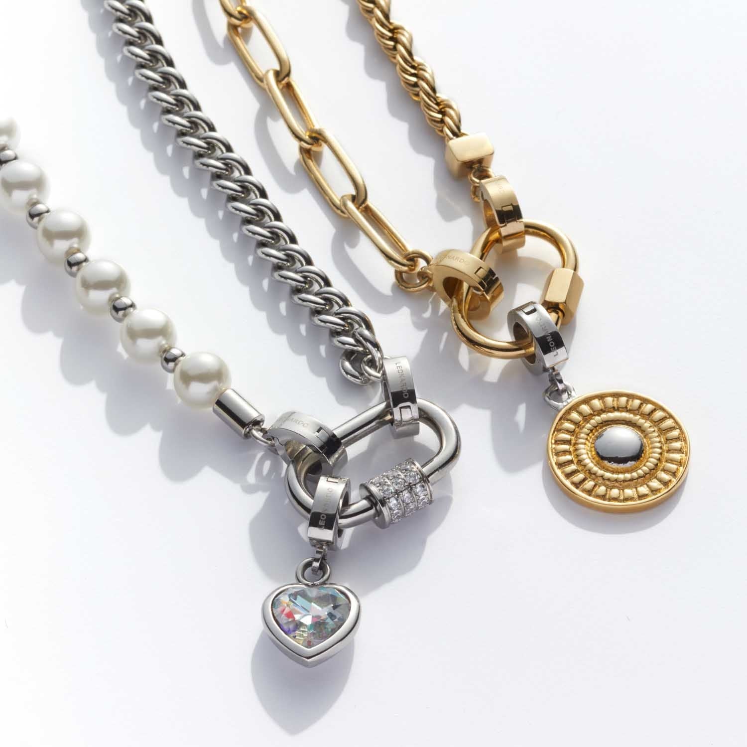 Halskette 45cm gold ESTRELLA Clip & Mix