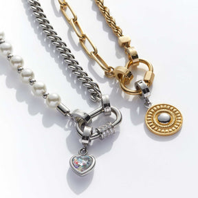 Halskette 45cm gold ESTRELLA Clip & Mix