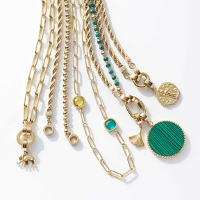 Halskette 45cm gold ESTRELLA Clip & Mix