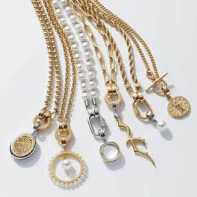 Halskette 45cm gold ESTRELLA Clip & Mix
