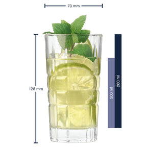 Longdrinkglas SPIRITII 260 ml 4er-Set