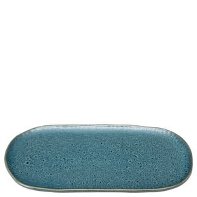 Keramikplatte MATERA 32 cm x 18 cm blau