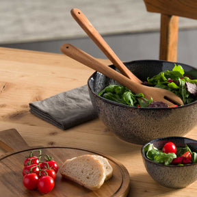 Salatbesteck MATERA Akazienholz 30 cm braun