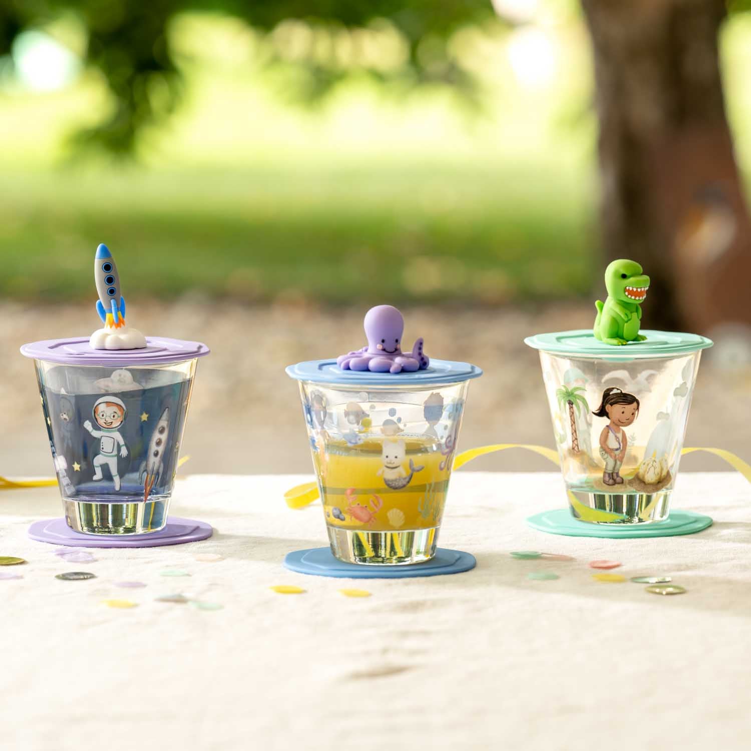 Trinkset BAMBINI AVVENTURA 3-teilig 215 ml Meer