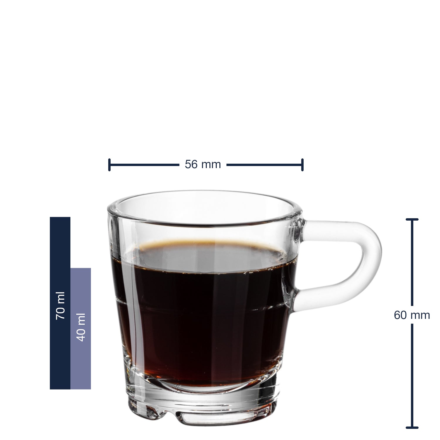 Espressotasse SENSO 70 ml 6er-Set