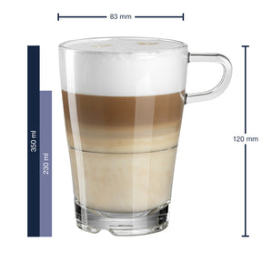 Glastasse SENSO 350 ml stapelbar 6er-Set