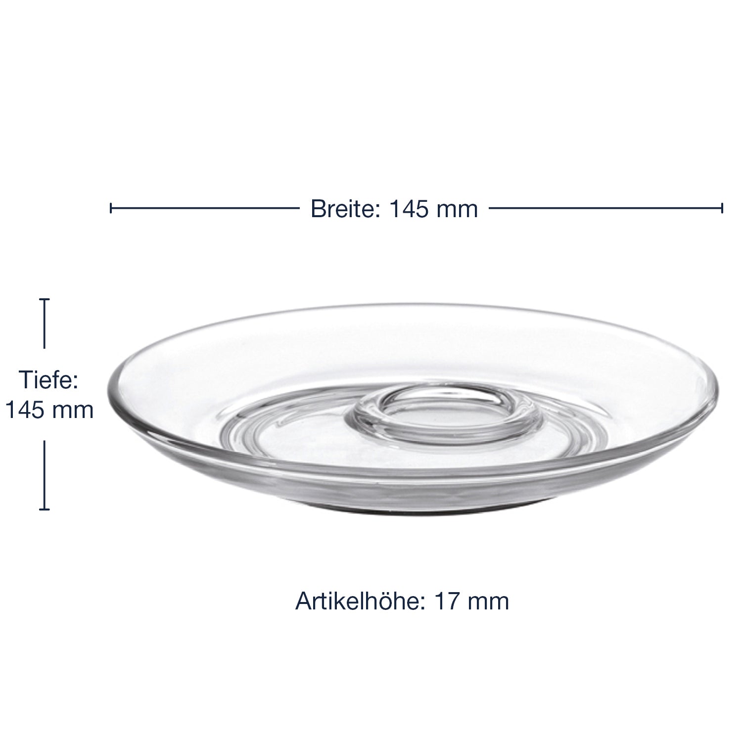 Untertasse SENSO 15 cm 6er-Set