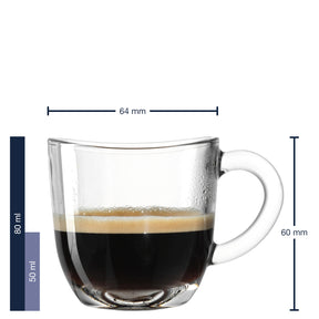 Espressotasse NAPOLI 80 ml 6er-Set