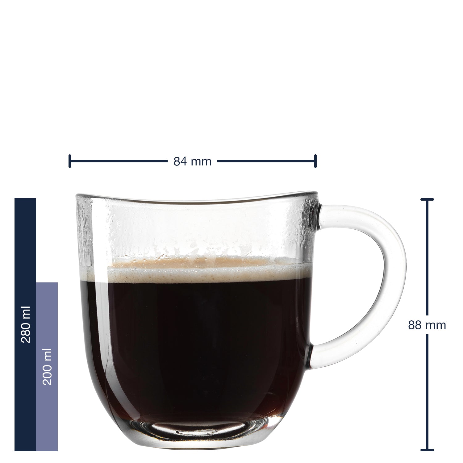 Tasse NAPOLI 280 ml 6er-Set