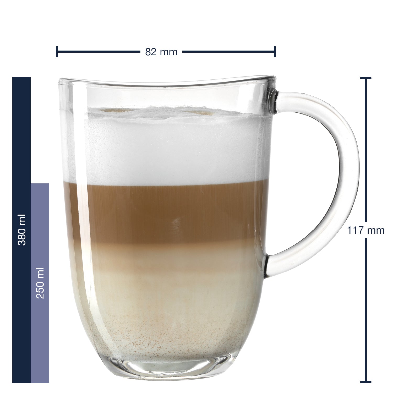Tasse NAPOLI 380 ml 6er-Set