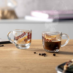 Espressotasse NAPOLI 80 ml 3farbig 6er-Set