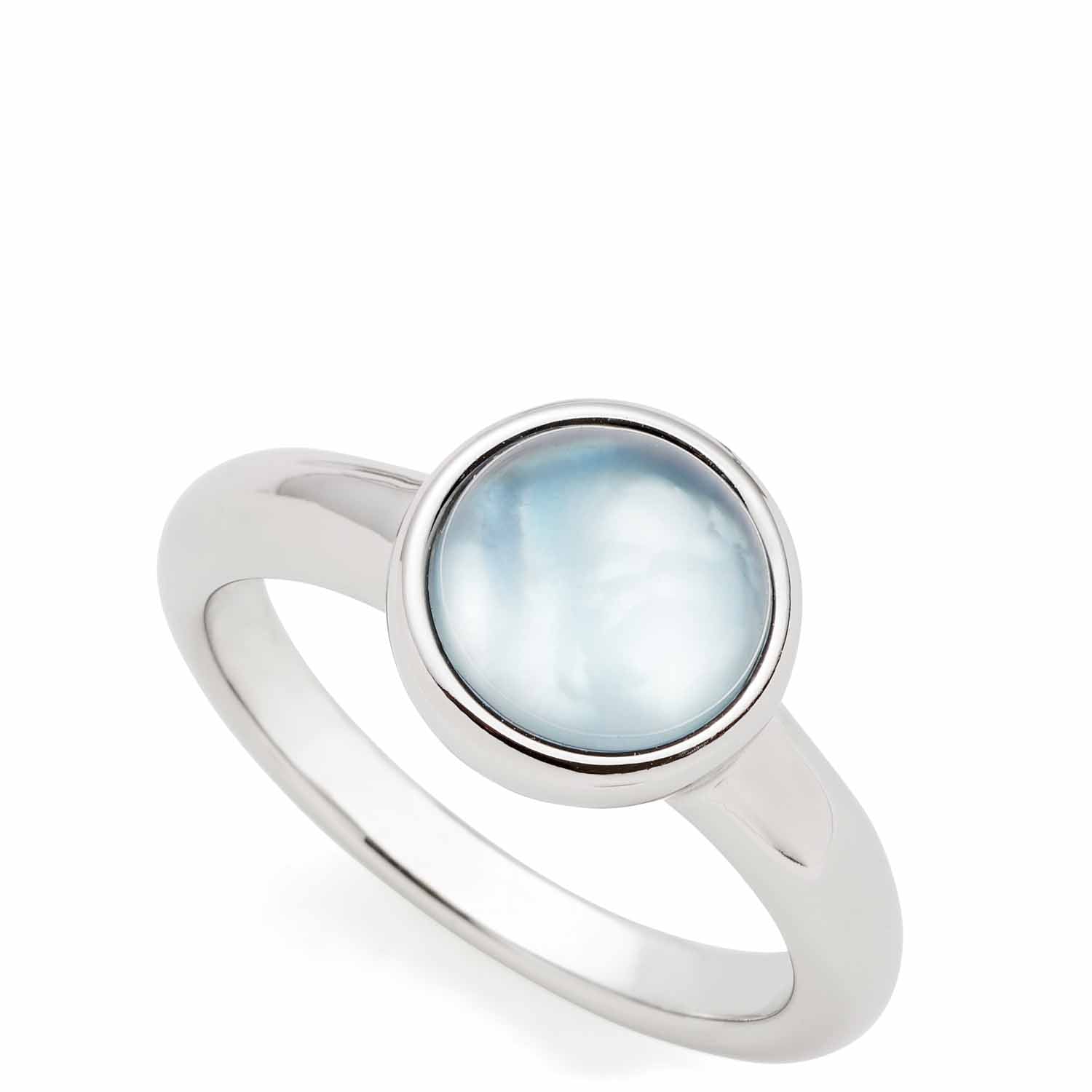 Ring BEA 17 grau blau