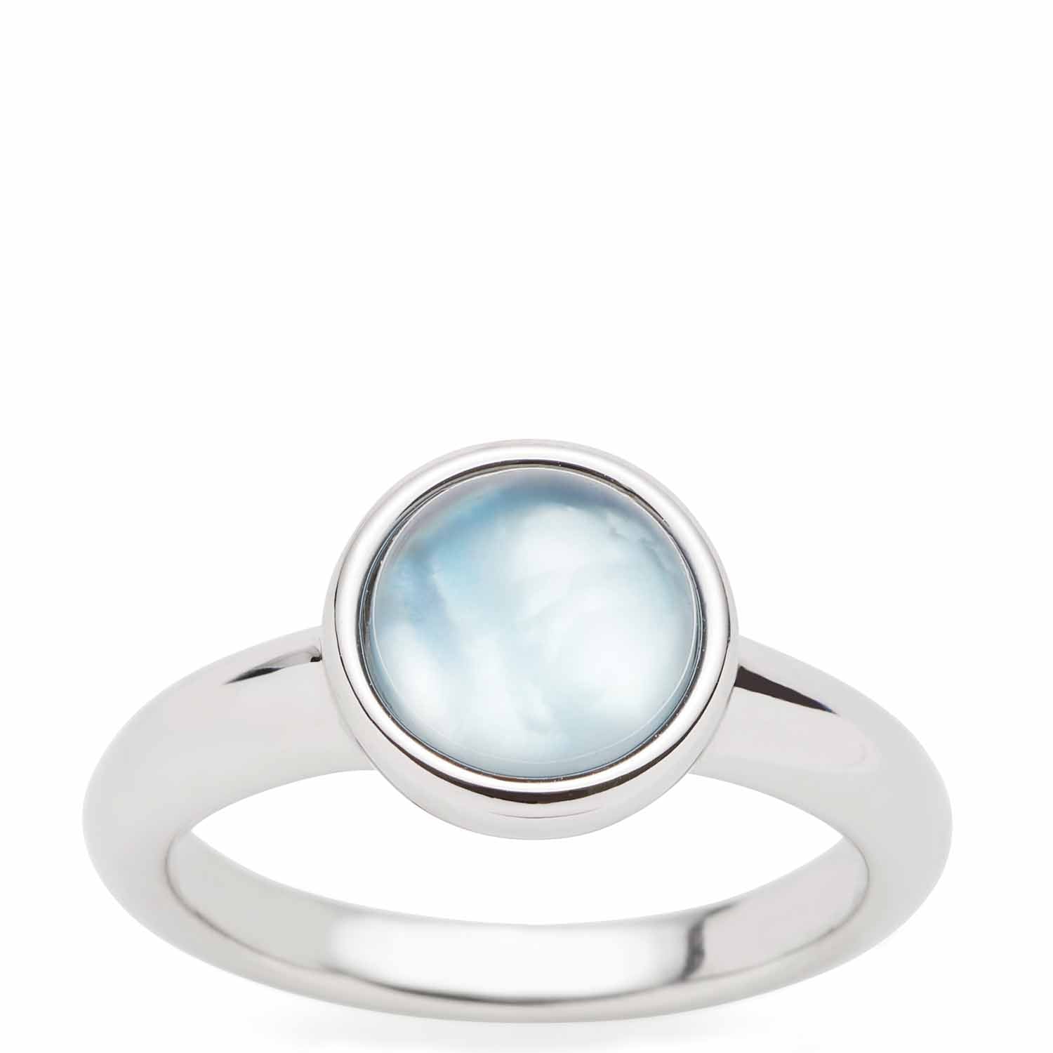 Ring BEA 17 grau blau