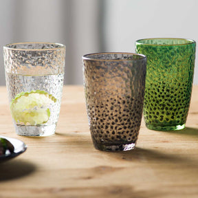 Trinkglas MATERA 340 ml anthrazit 4er-Set