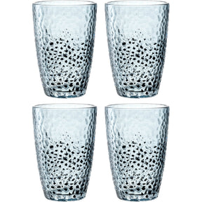Trinkglas MATERA 340ml blau 4er-Set