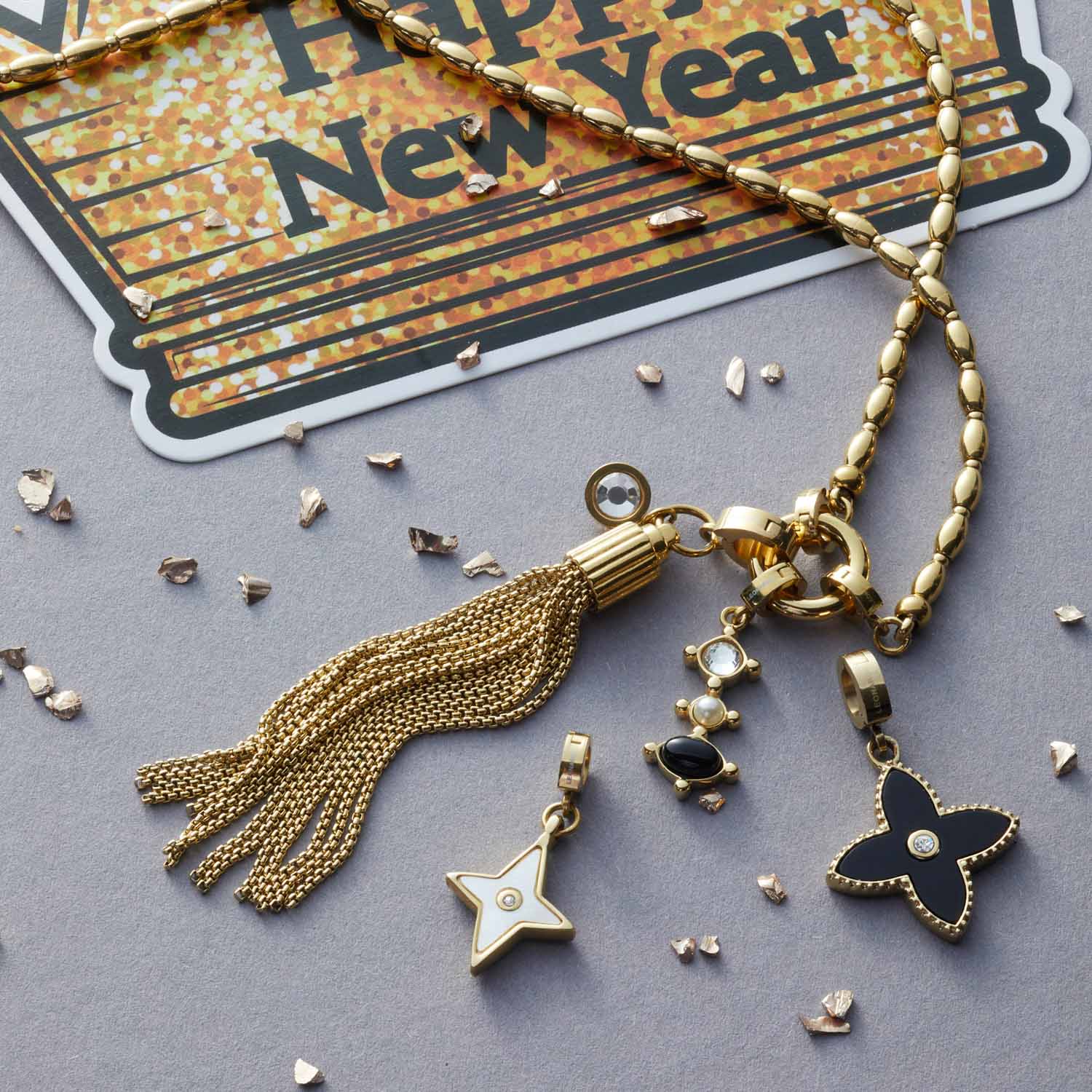 Anhänger PIETRA gold Clip & Mix