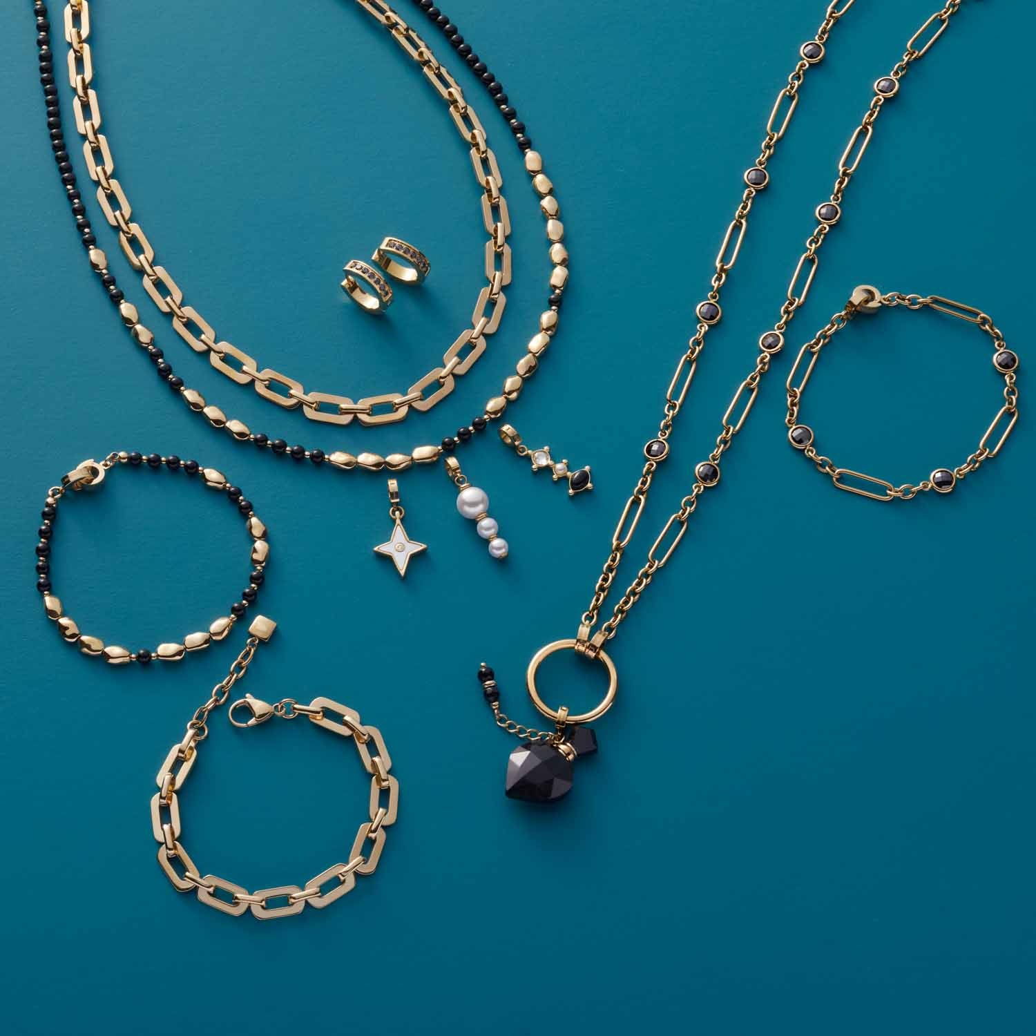 Anhänger ADELIA gold Clip & Mix