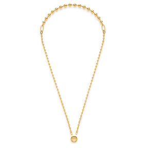 Halskette DOTTY 60 cm gold Clip & Mix