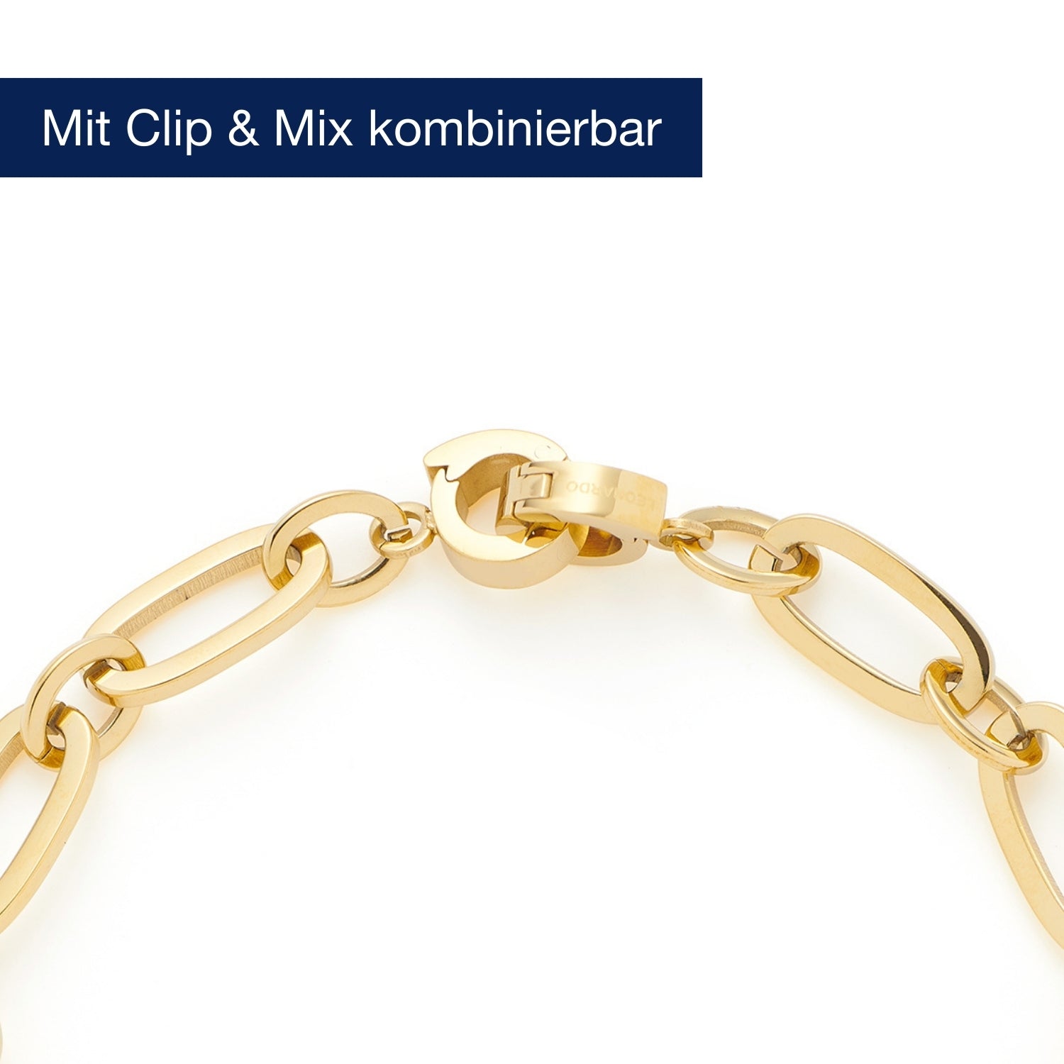 Armband DOTTY gold Clip & Mix