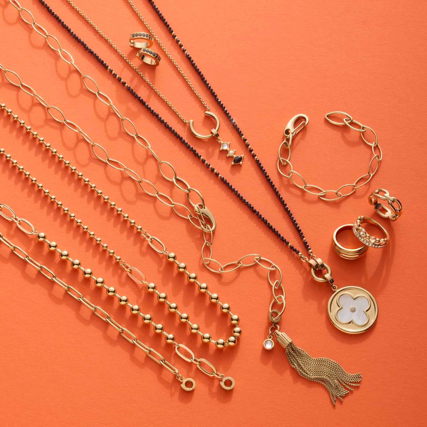 Armband DOTTY gold Clip & Mix