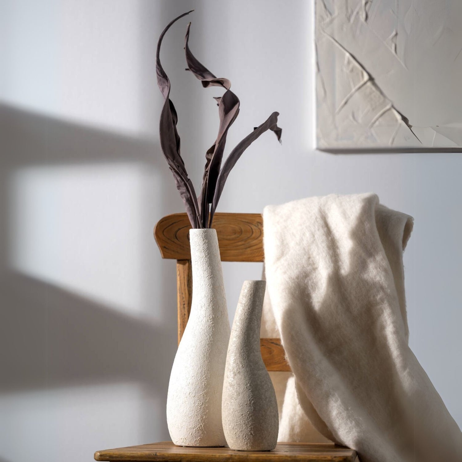 Strelizienblätter FIORE 80 cm taupe 5er-Set