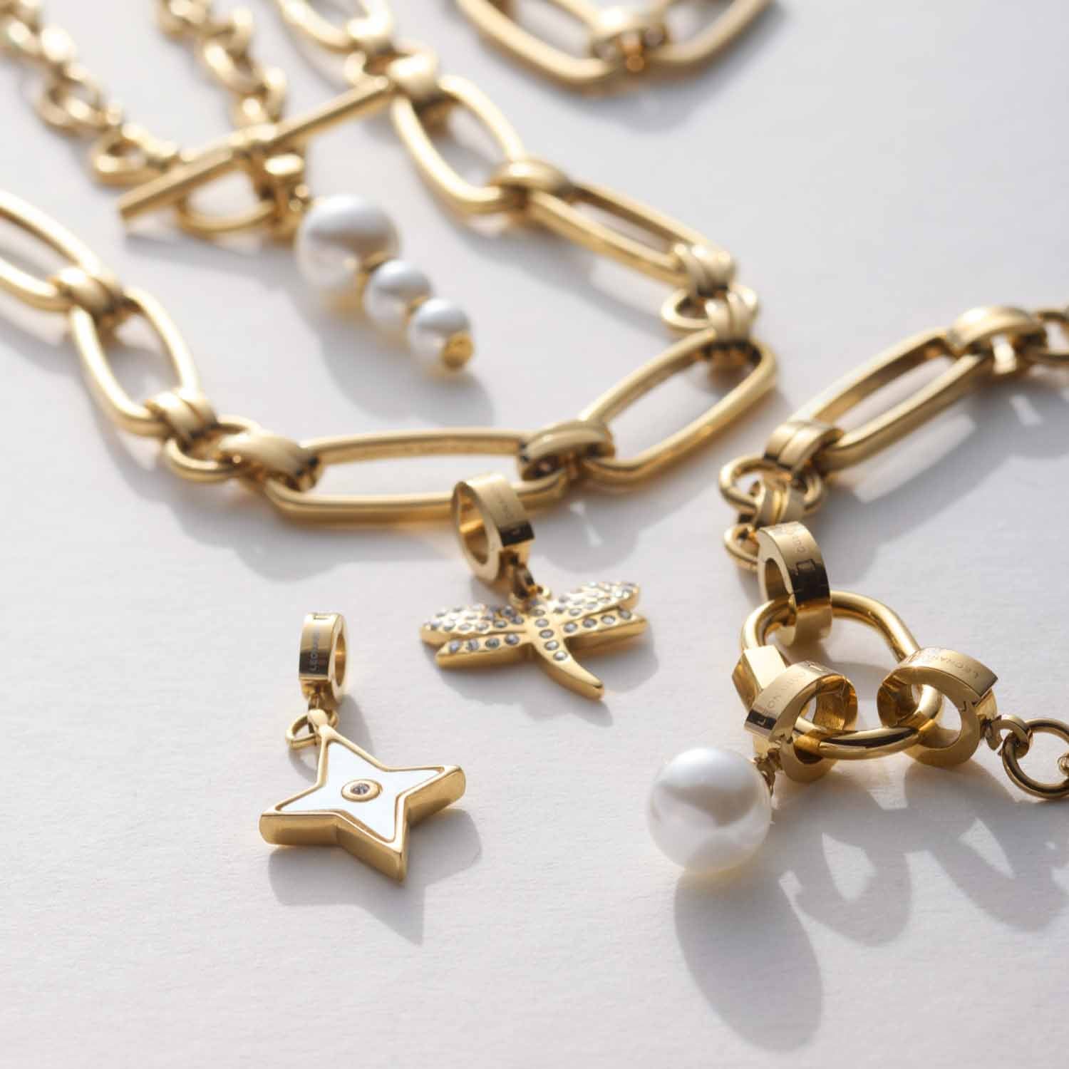 Anhänger ELISABETH Clip & Mix gold