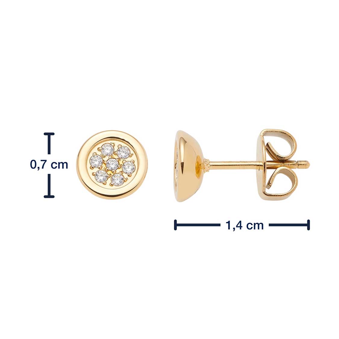 Ohrstecker CATHERINE gold