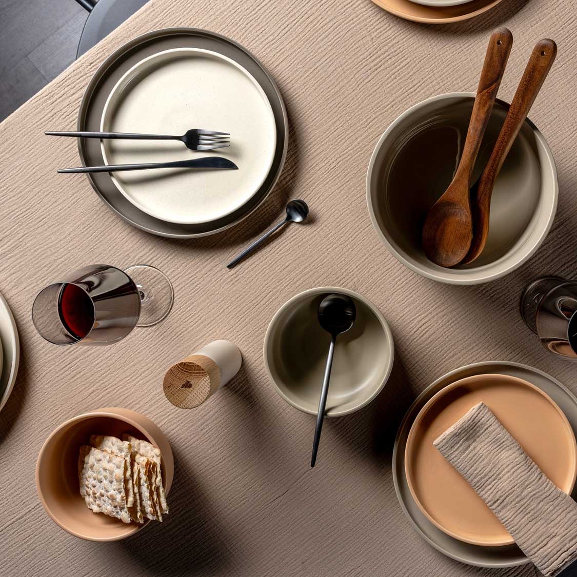 Gewürzmühle ROMA 17 cm beige