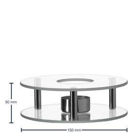 Stövchen SCALDINO handgefertigt aus Glas
