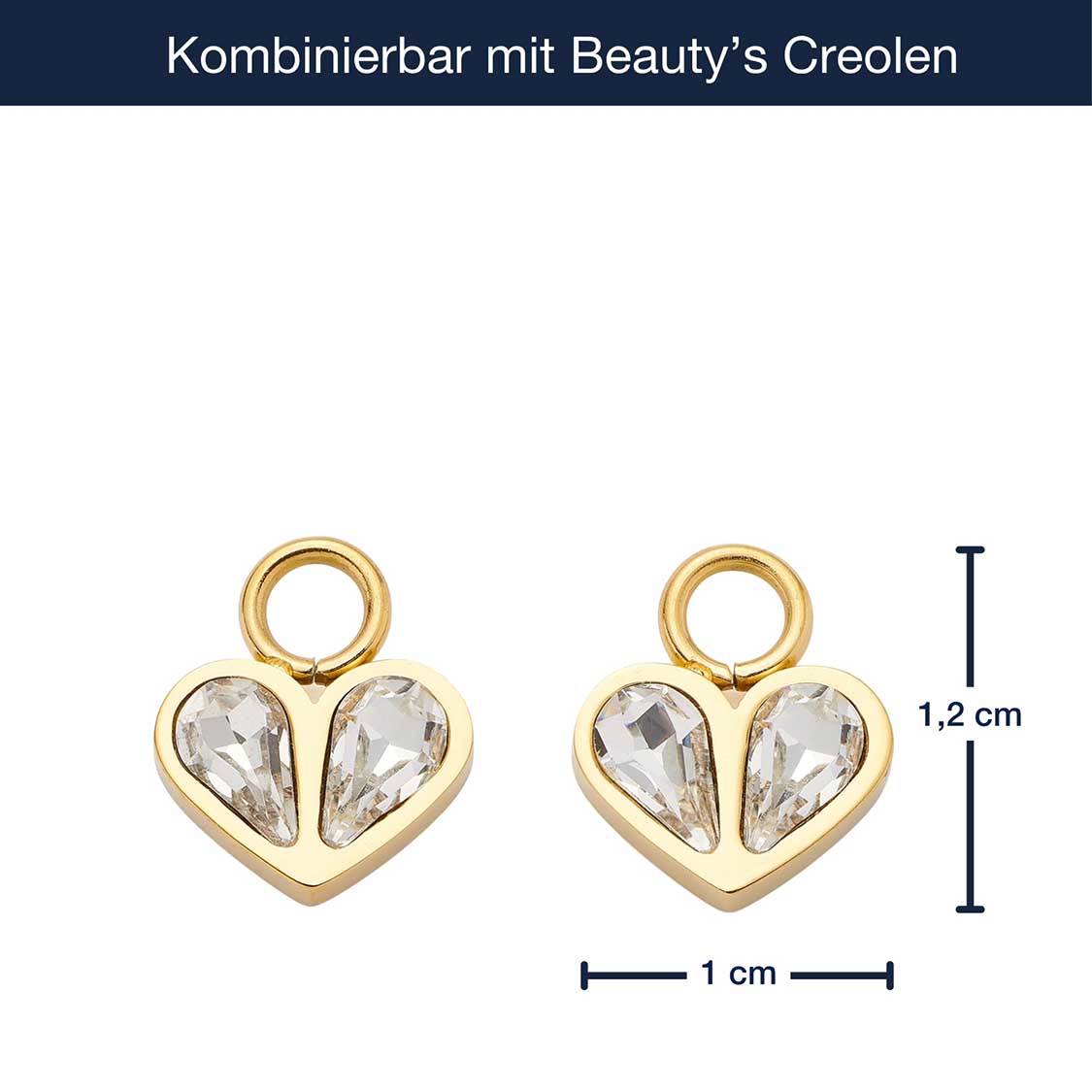 Set/2 Anhänger INES gold Beauty's