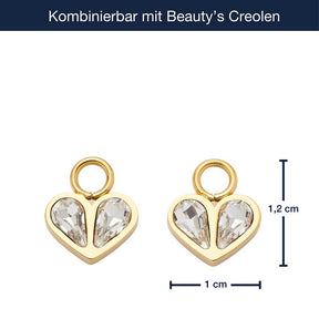 Set/2 Anhänger INES gold Beauty's