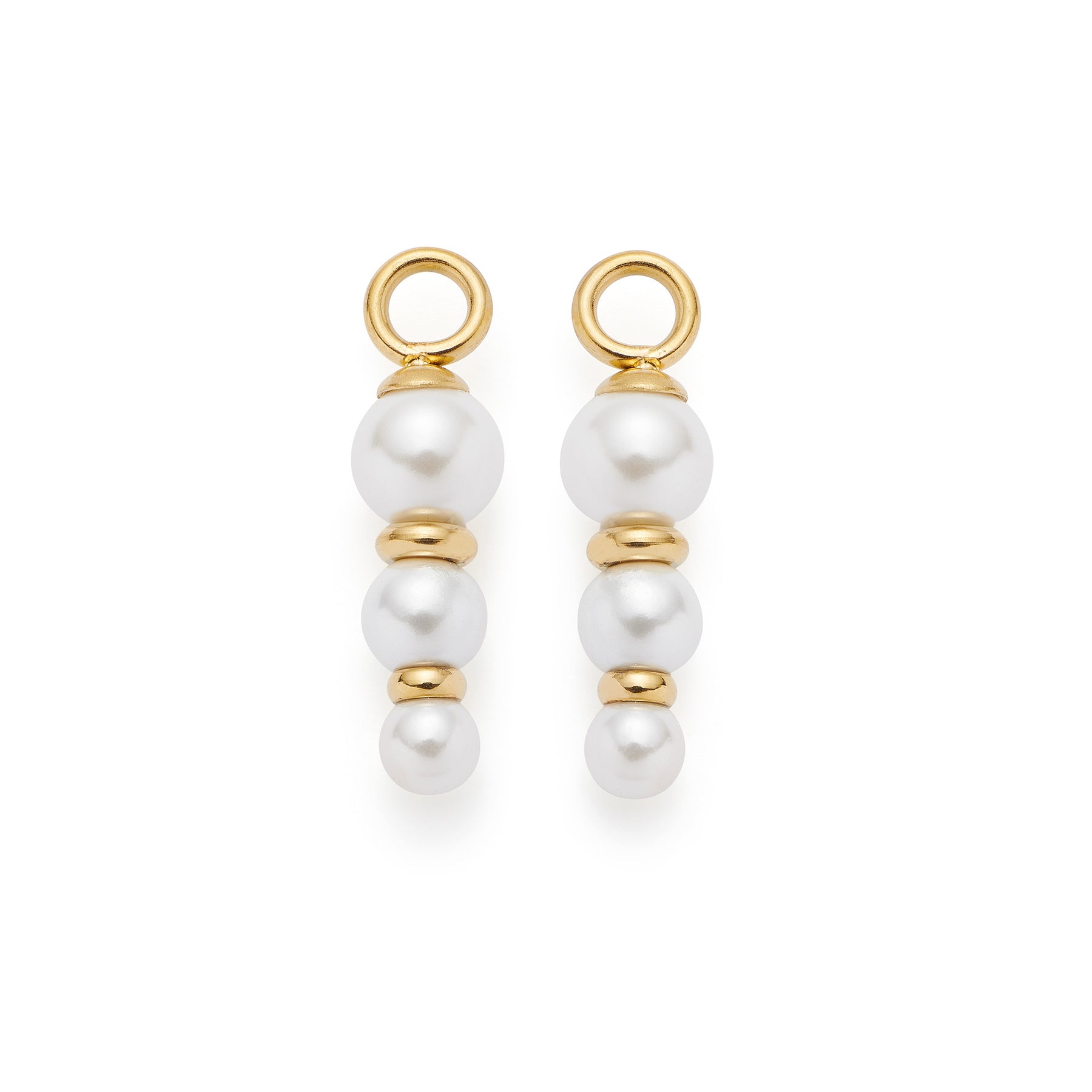 Set/2 Anhänger JUSTINE gold Beauty's